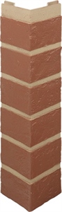 Наружный угол кирпич (красный), 0,47 х 0,1м, 38092