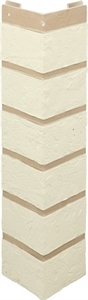 Наружный угол кирпич (белый), 0,47 х 0,1м, 38034